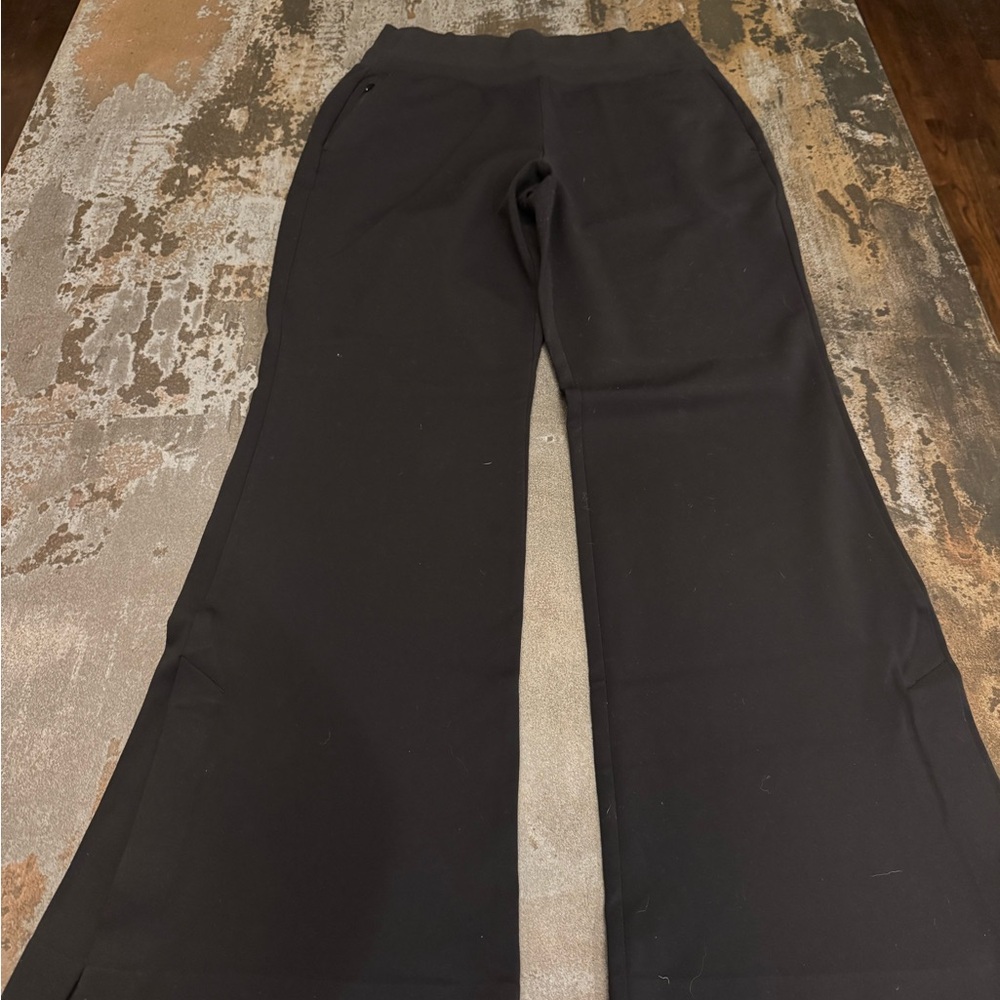 Athleta flared black pants